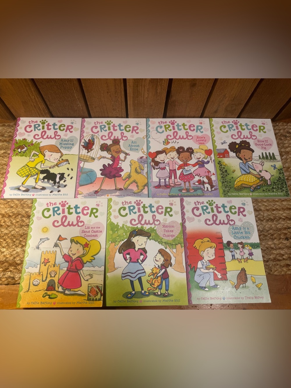The Critter Club 7 Book Bundle- Colorful Children's Chapter Books  Ages 5-9